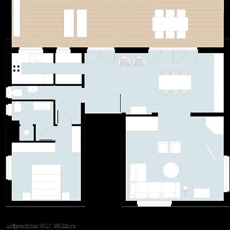 דירה Haus Janus 1 - 1 נורדרני
